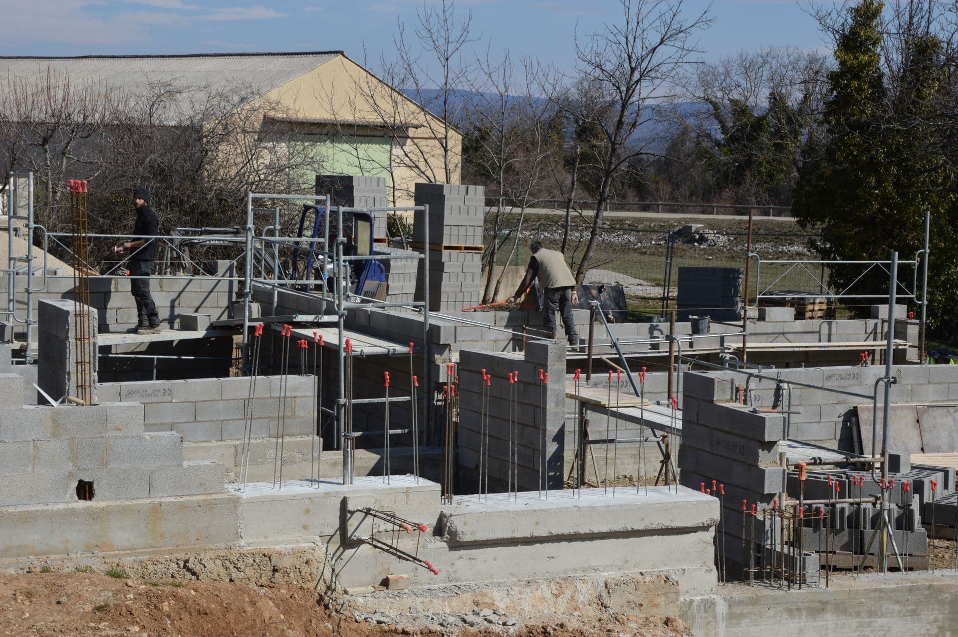 Baustelle, auf der eine Bauherrenhaftpflicht greift